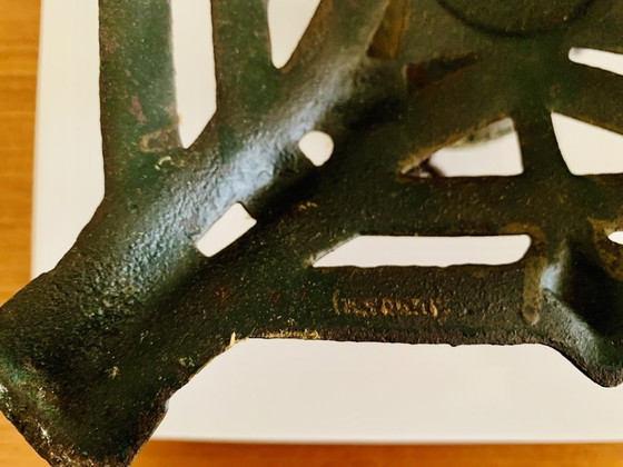 Image 1 of Vintage Art Deco kerstboomstandaard van gietijzer uit Duitsland, circa jaren 20/30.