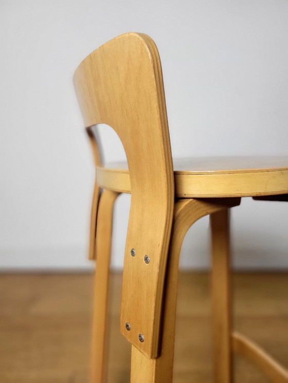 Image 1 of Vintage high stool, K65, by Alvar Aalto for Artek