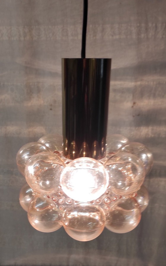 Image 1 of Hanglamp in bubbelvorm van Helena Tynell voor Limburg - jaren 60/70