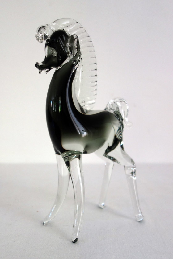 Image 1 of 2 cavalli vintage in vetro di Murano di Archimede Seguso, Italia, anni '60