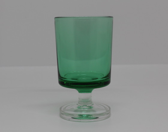 Image 1 of 6 bicchieri da liquore verde Luminarc, modello Cavalier
