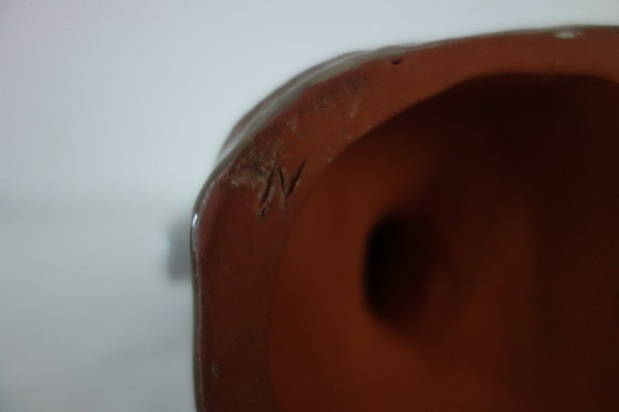 Image 1 of Vintage ceramic stork from the 1950s/60s