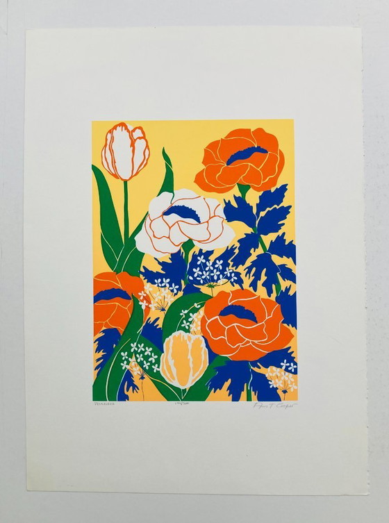 Image 1 of Ann T. Cooper - Primavera - Vintage Silkscreen 1980s