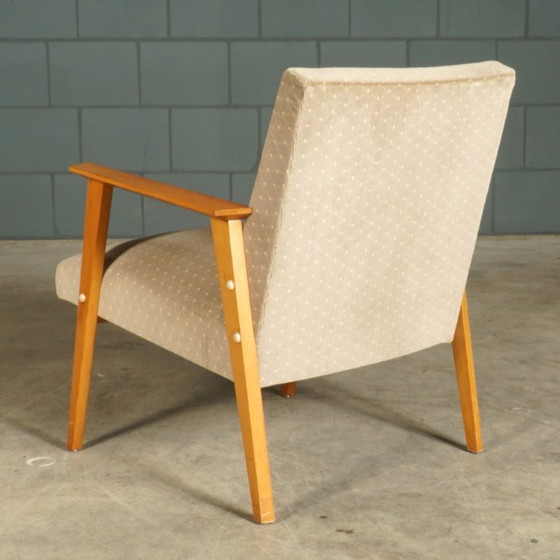 Poltrone da salotto danesi – velluto – noce – anni '60 – Textile (photo 10 of 15)