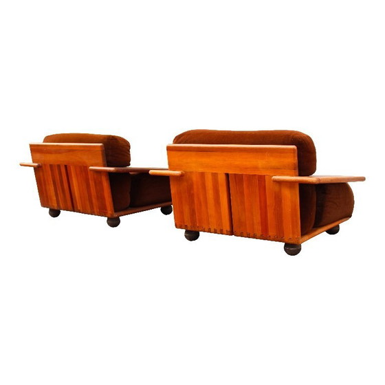 Image 1 of 2x poltrone pianura di mario bellini per cassina, italia, 1970s