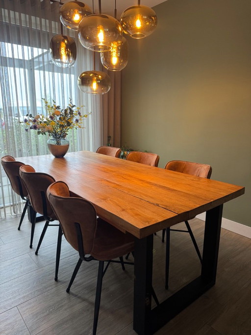 Esstisch aus Teakholz 220x100