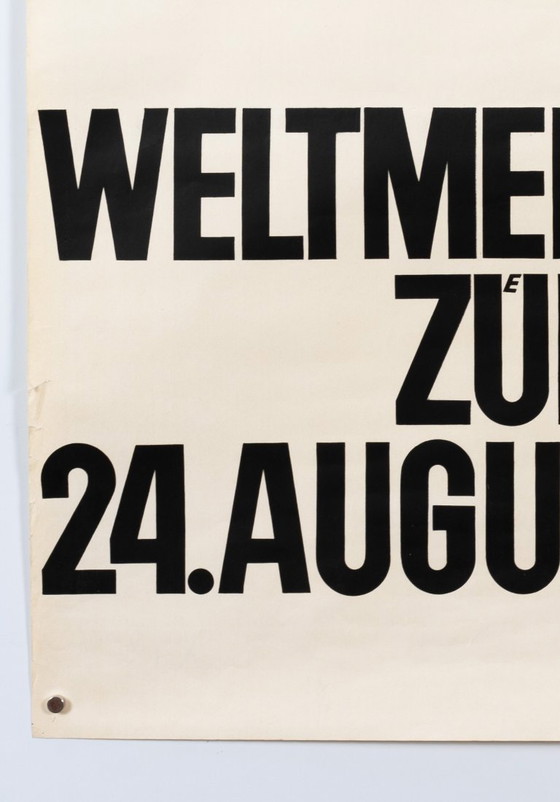Image 1 of Rad Weltmeisterschaften Zürich – 1946 – Original Vintage Lithograph by Axel Walter Diggelmann – Mid-Century – 128x90.5 cm