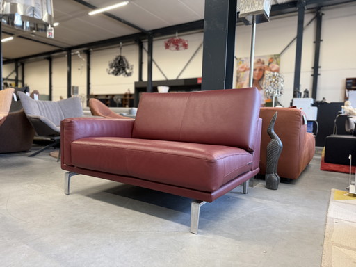 Leolux Bellice Bench Senso Granata Section 110 avec pouf
