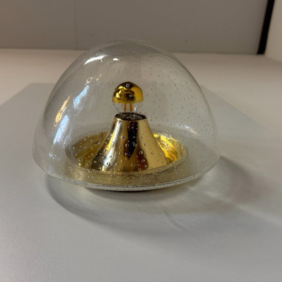 Hoffmeister bubble glass gold ceiling or wall lamp – hoffmeister Leuchten, Wall lights, Iron (photo 5 of 12)