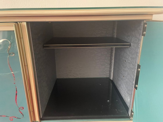 Image 1 of Credenza italiana di metà secolo con specchio — di Umberto Mascagni (anni '50-'60)