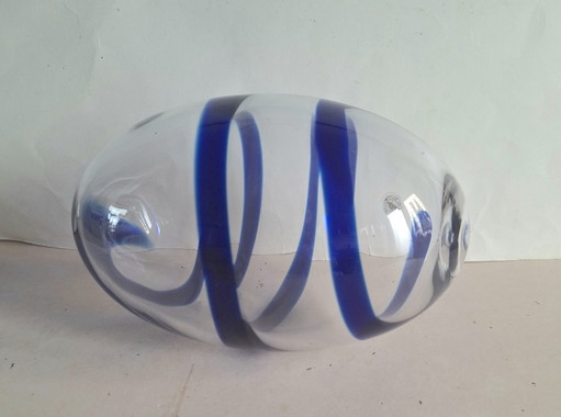 Huevo de cristal Karisma de Ikea, diseño de Björn Rönnquist, década de 1990. – glaskunst, Glass