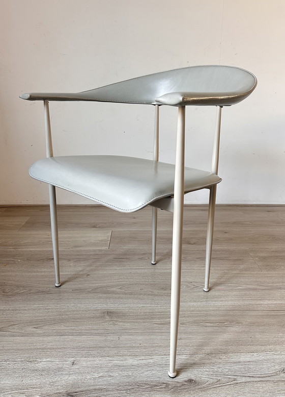 Image 1 of 4x Fasem P40 design eetkamerstoelen 
