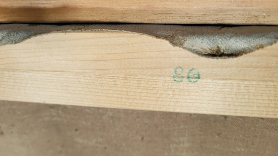 Image 1 of Antique painting - A farmhouse in Soest with chickens running loose by H.Koekoek