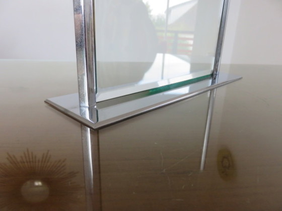 Image 1 of Marco de fotos Art Déco de latón cromado, década de 1930, Francia