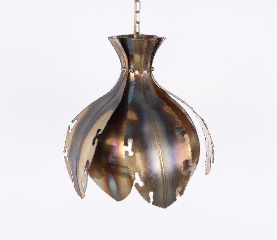 Image 1 of Holm Sorensen brass pendant lamp, 1960s