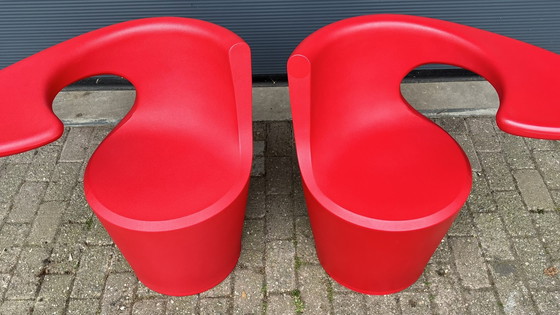 Image 1 of 2x Sillón Felicerossi.it Divina Rosso