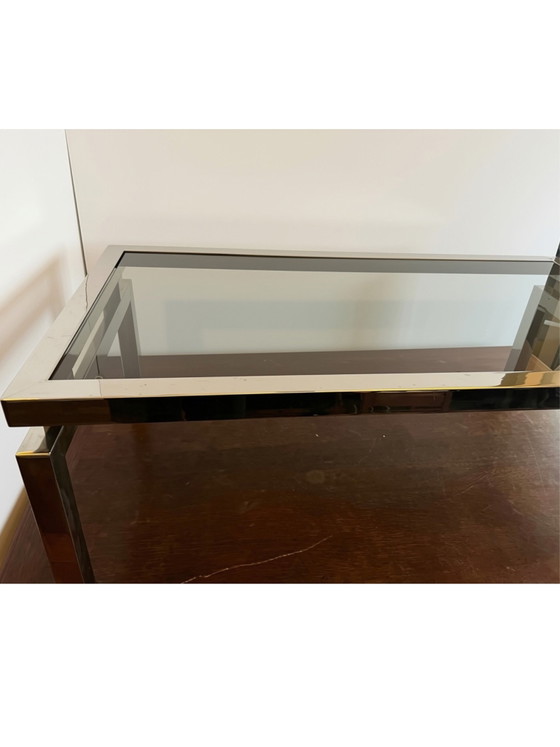 Belgo Chrom style chrome coffeetable – Coffee tables, Glass (photo 3 of 5)