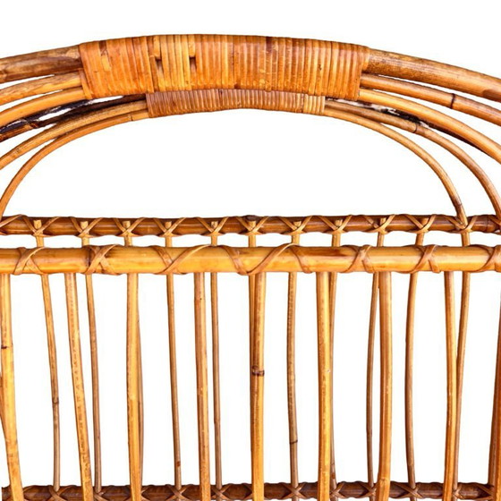 Image 1 of Portariviste in vimini, stile scandinavo, Danimarca, anni '70