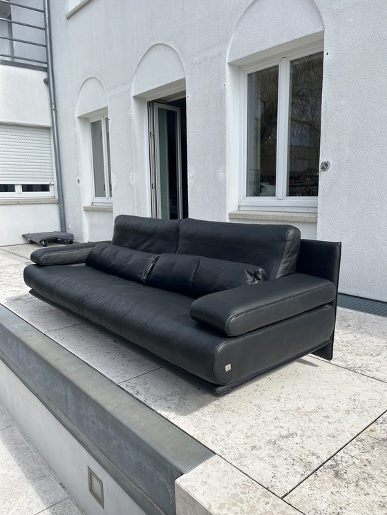 Image 1 of ROLF BENZ 6500 de klassieke driezitter in zwart leder
