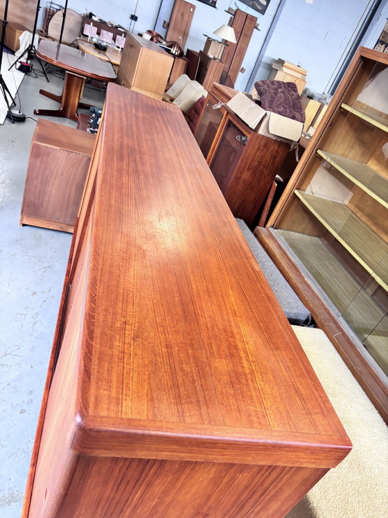 Image 1 of Vintage teak highboard deens design bramin