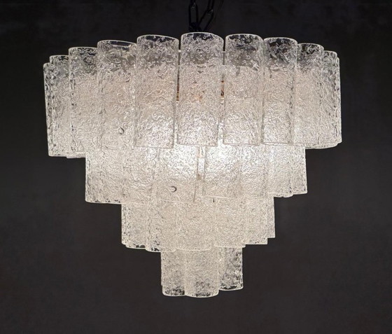 Image 1 of Mid - Century ceiling lamp/chandelier by Doria Leuchten, Germany, 1970s