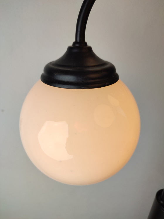 Image 1 of Space Age Floor lamp waterfall spheres 1970s black