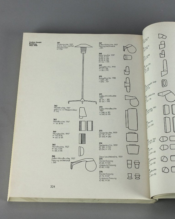 Image 1 of Wilhelm Wagenfeld - set di 2 lampade a specchio - modello 6068 - progettato nel 1958 - Lindner GmbH Bamberg, Germania