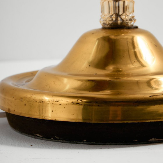 Image 1 of MK10968 Brass and Crystal Floor Lamp