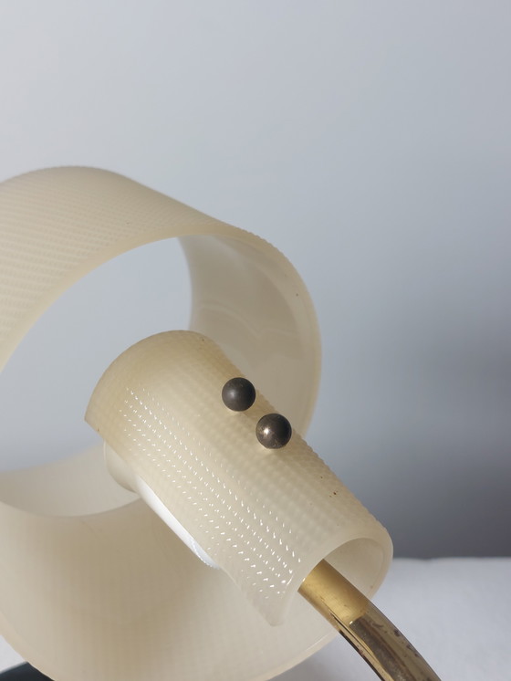 Image 1 of Coppia di lampade da parete vintage di metà secolo in ottone Geru