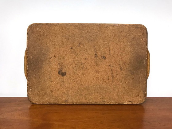 Image 1 of Zeldzame vintage theeblad uit de jaren 50, Lucienne Day Atomic Design