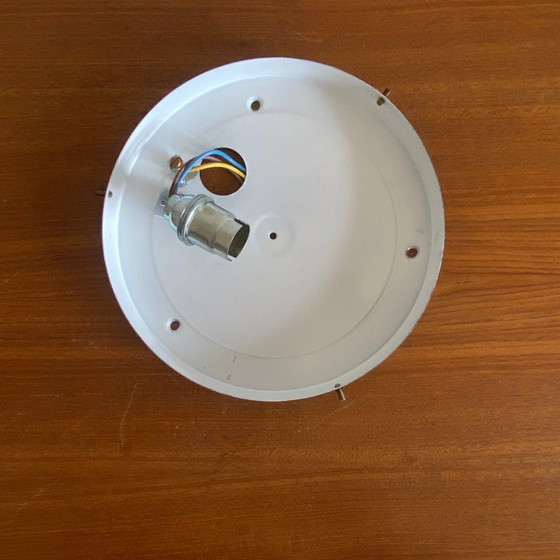 Image 1 of Minimalist clear glass wall/ceiling light, 1960s-1970s vintage light fixture