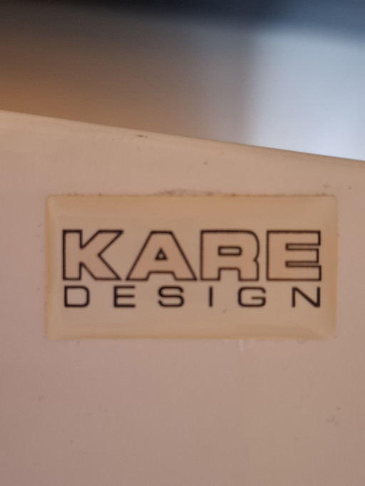 Schöner weißer Kare Design Schreibtisch, 180x 85x 76