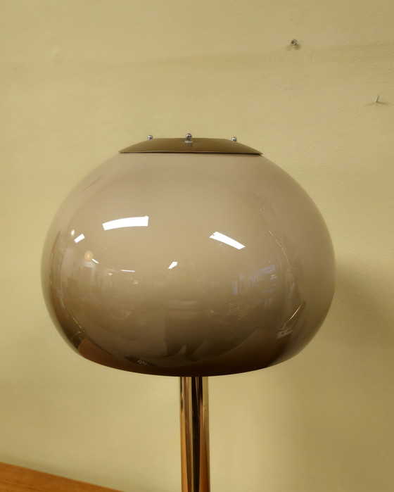 Image 1 of Vintage Herda Mushroom Tafellamp Bureaulamp Lamp Messing 