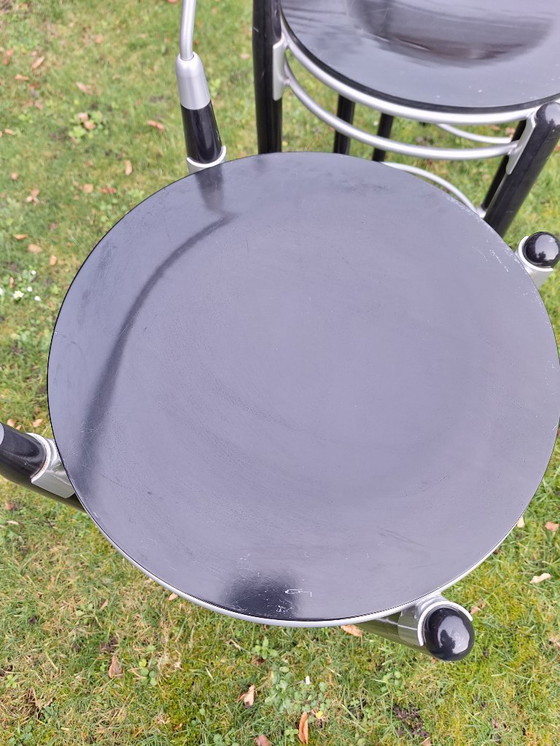 Image 1 of 4 sgabelli da bar vintage Hutten