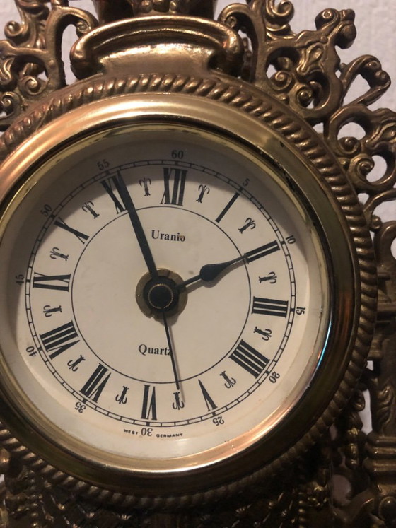 Orologio + 2 candelieri – Ottone (photo 7 of 7)