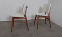Set van 2 danish design stoelen REFURBISHED duurzame keuze!