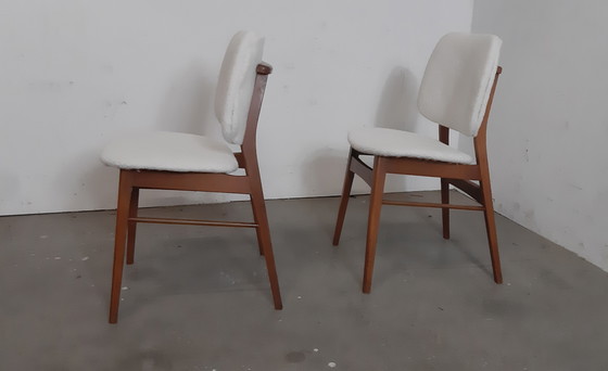 Image 1 of Set of 2 Danish design chairs REFURBISHED sustainable choice!