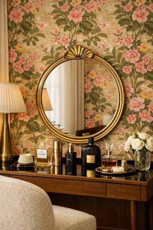 Vintage 70s floral wallpaper – West Germany – Marburg – 5 rolls