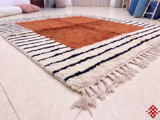 Handgemaakt, gedecoreerd wollen vloerkleed 200/300 cm – Vloerkleden en tapijten, Wool (photo 3 of 7)