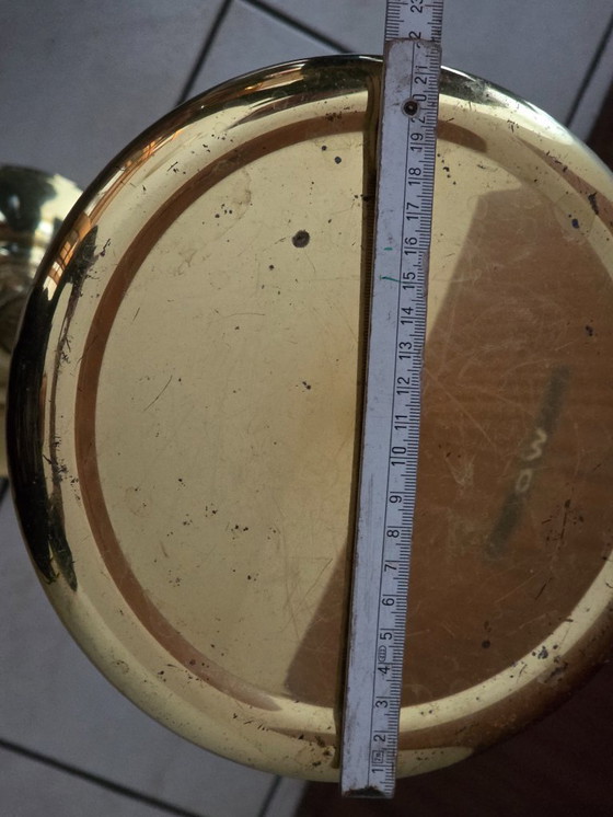 Image 1 of Vintage 3 x Wardrobe Clothes Rack Brass Plant Stand Gold