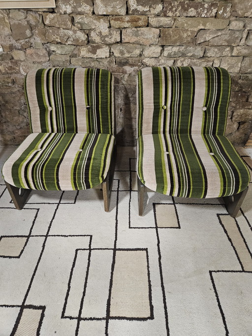 Pair of 1970s vintage German armchairs