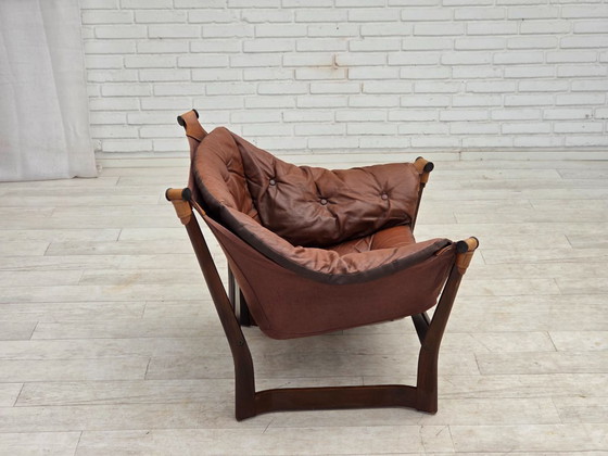Image 1 of Fauteuil lounge « Trega », design norvégien des années 1970 par Tormod Alnaes.
