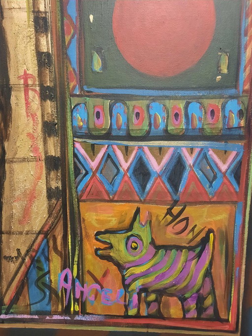 Pintura sobre lienzo de Eric Toebosch