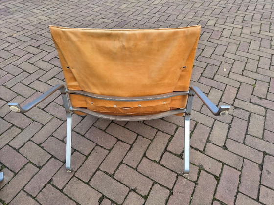 Poul Kjærholm PK22 – E. Kold Christensen – Design Vintage – Set di 2 – Sedie e poltrone, Leather, Metal (photo 11 of 11)