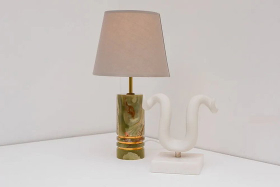 Image 1 of Mid-century modern Italian brass table lamp, 1970s