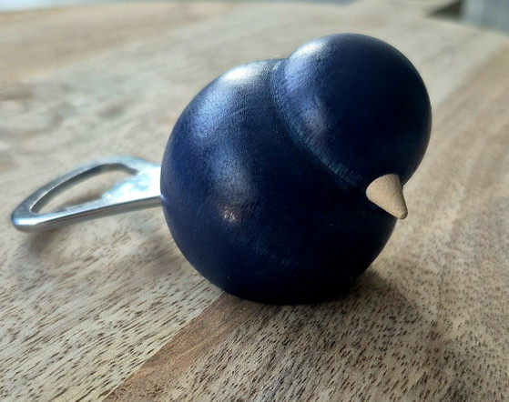 Image 1 of Aarikka Simasieppo Finland Flaschenöffner blauer Vogel / bottle opener