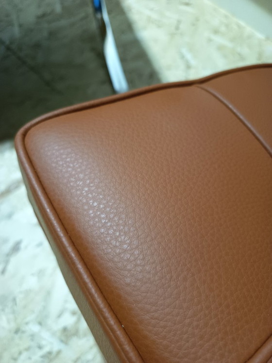 Image 1 of Sillones KNOLL Studio Barcelona (NUEVA Serie 2026) en piel natural (color coñac)