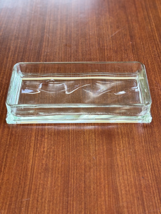 Image 1 of Vintage West Germany glazen schaal Le Corbusier & Perriand stijl – jaren 50