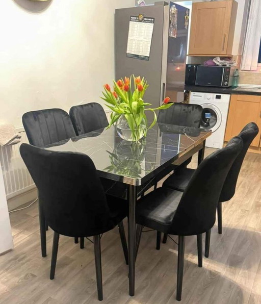 Dining for Sale!!! Brand New Turkish Style Dining Table with 6 Chairs/Reasonable Price/COD Available in 4 Chair 6 Chair Set