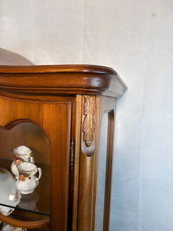 Image 1 of Classic Baroque Style Display Cabinet / Vitrine – Circa 1940–1960  Bring timeless elegance and sophistication to your home with 